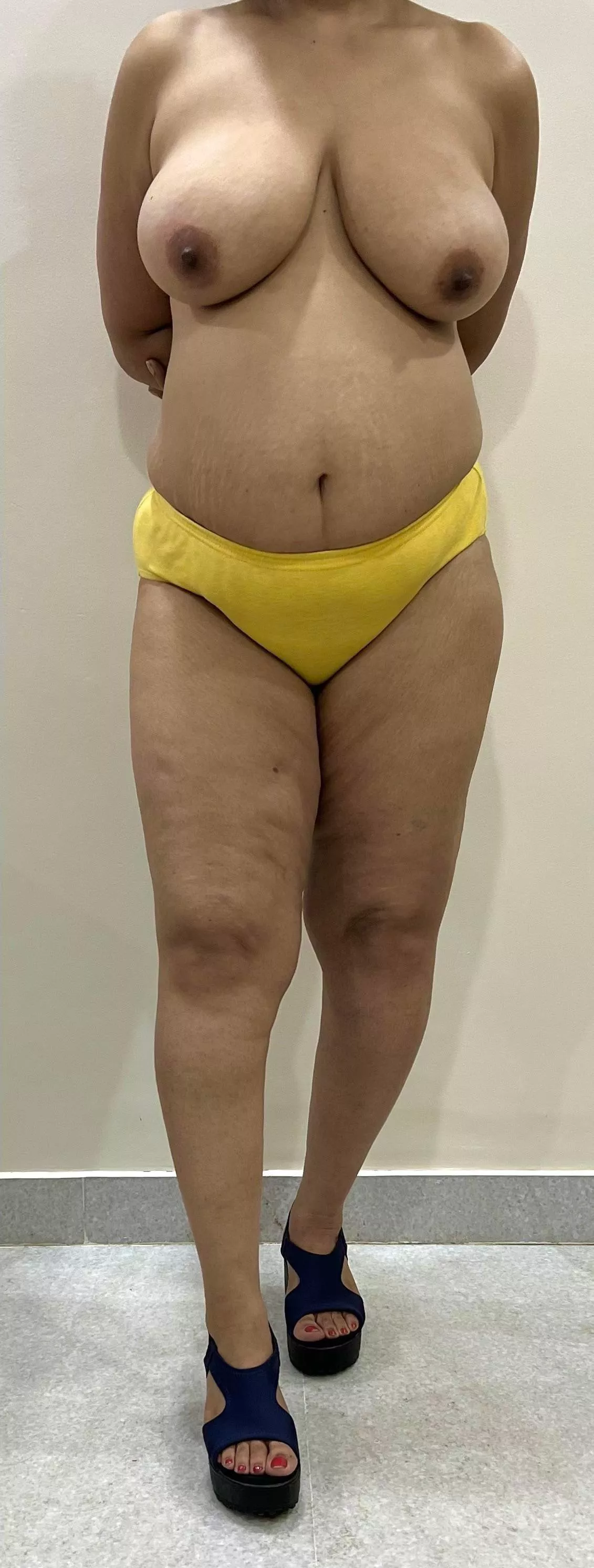 I was planning to go shopping in my heels and underwear. What do you think? 47 (F) OC