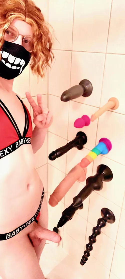 I'm never lonely when I take a shower