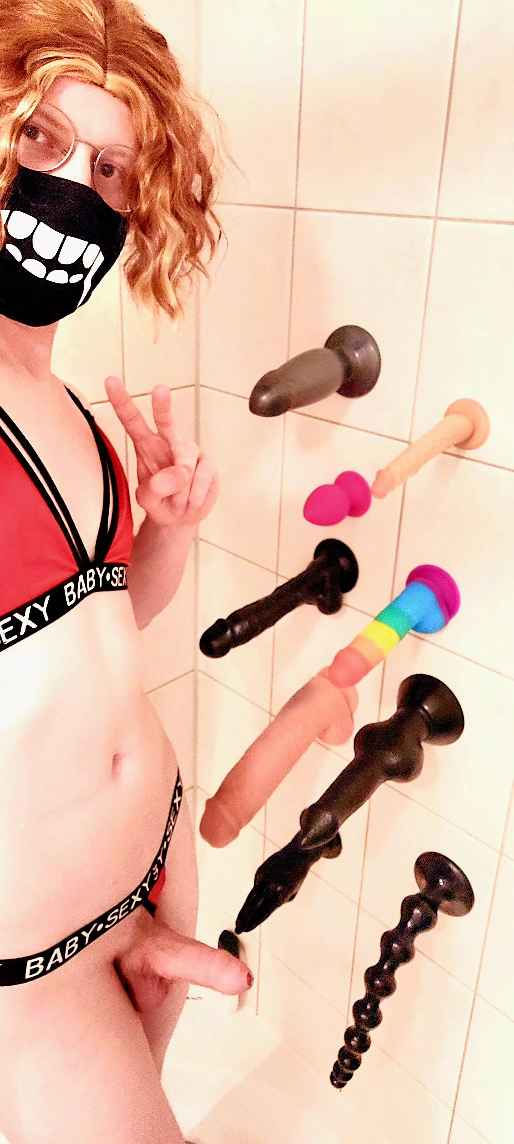 I'm never lonely when I take a shower