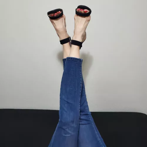 I'm not head over heels for you, I'm heels over head.