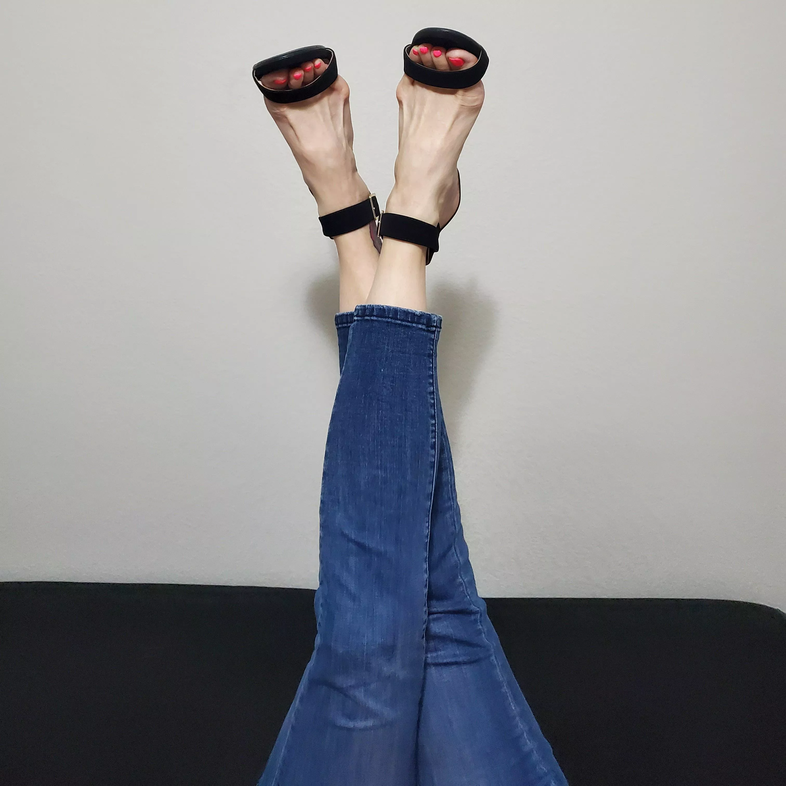 I'm not head over heels for you, I'm heels over head.