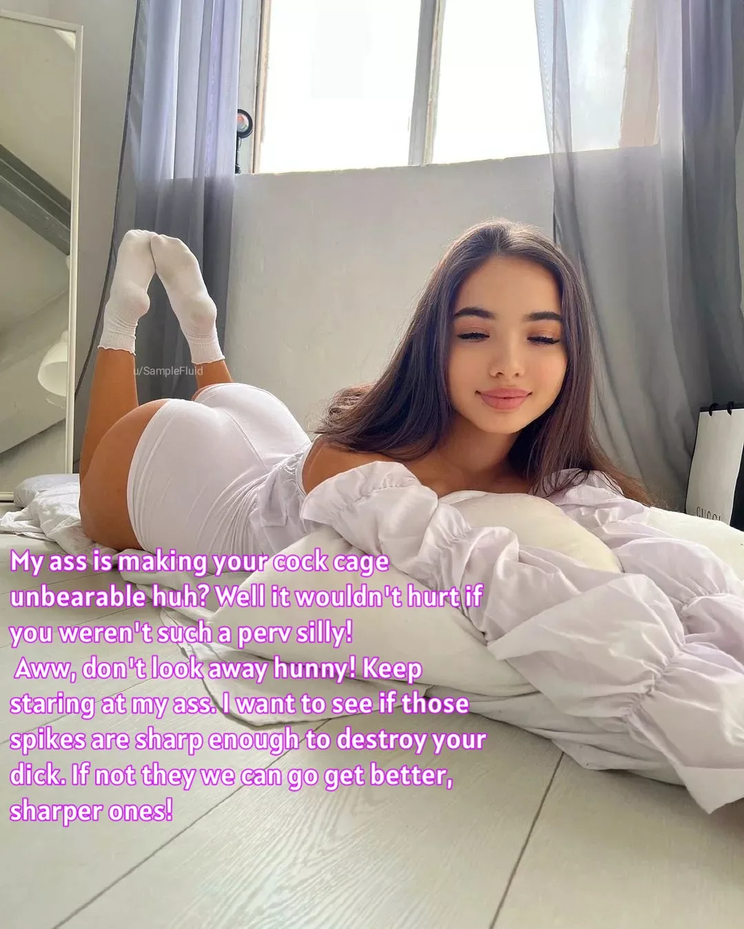 It's not like you're losing something.You weren't going to get a chance to use your dick anyways.