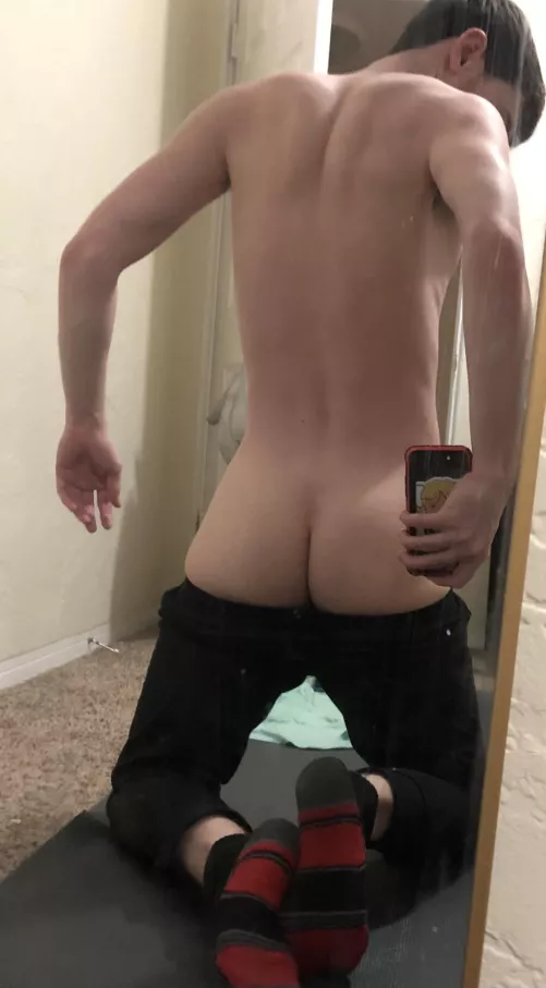 Let’s do yoga with out pants down