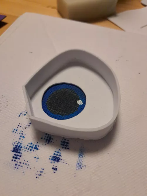 Made my first Fursuit eyes ever. What do you think, do they look acceptable?