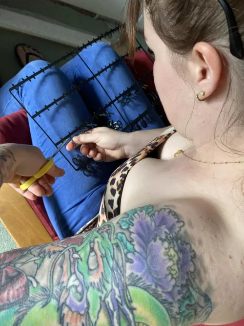 My bf is always waiting to help me