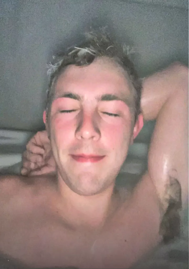 my sleepy friends hairy sweaty pit