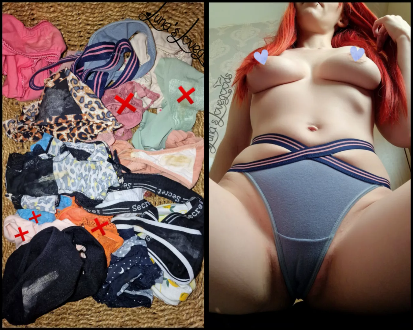 [Selling][UK] I still have some half price panties up for grabs 😁 Message me to buy 😍 Kik: LunaLovegood92x ❤️