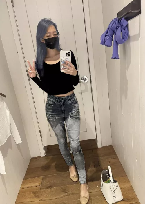 Shopping selfie