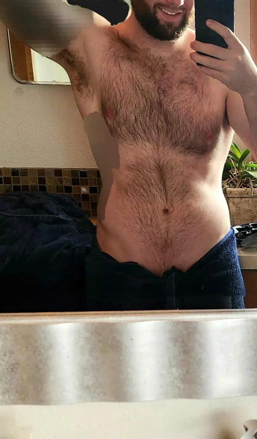 Should I take the towel off?