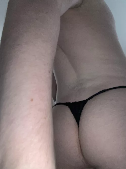 Sorry that my arms in the way but I just love my new thong