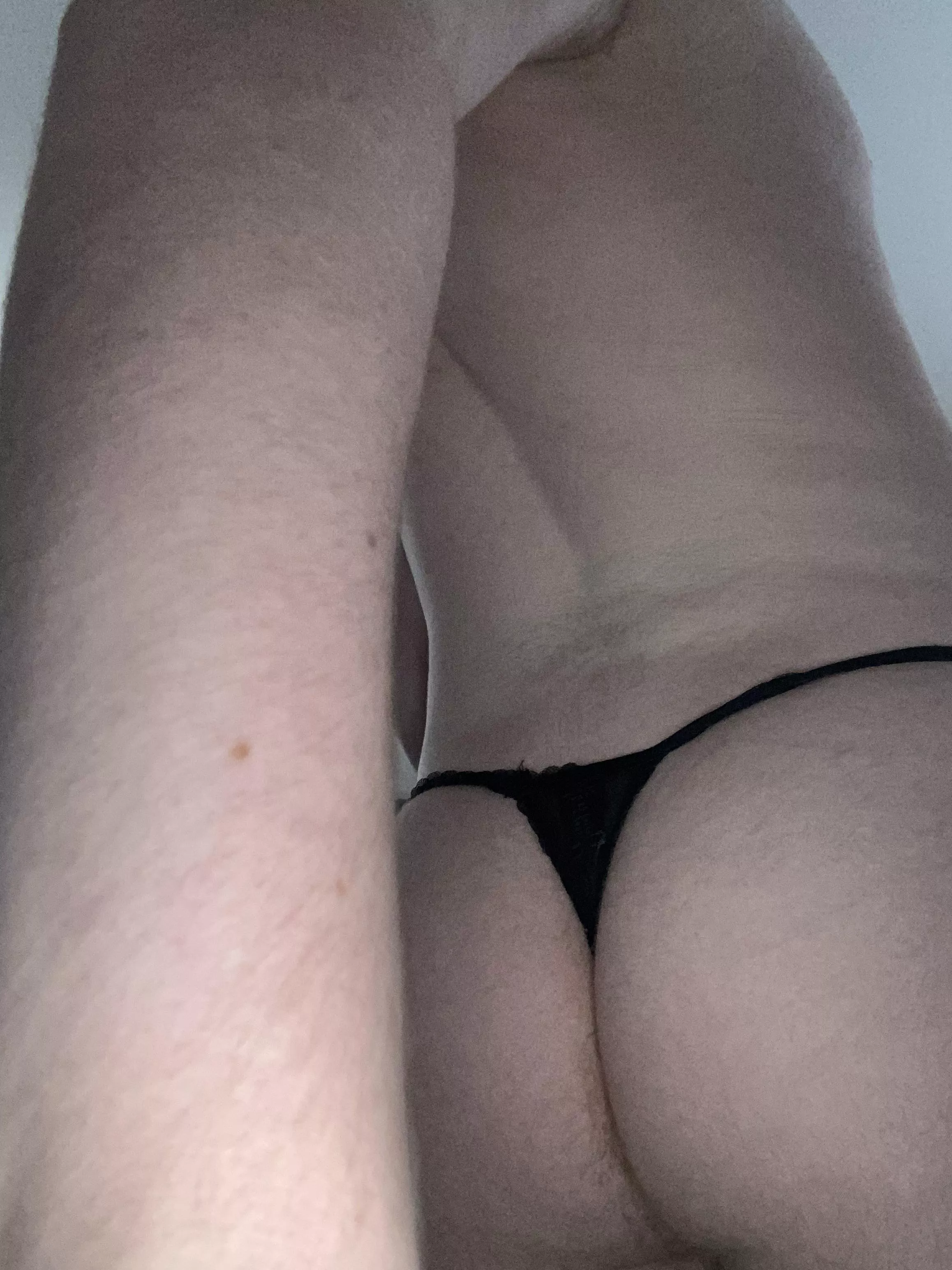 Sorry that my arms in the way but I just love my new thong