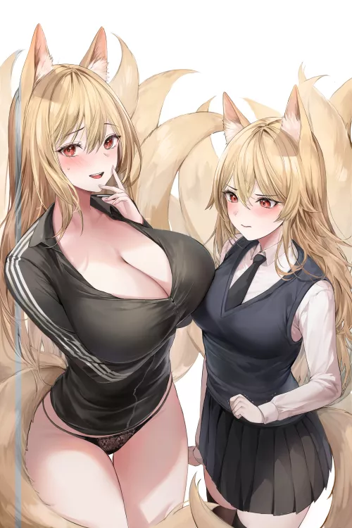 Two Foxes [Original]