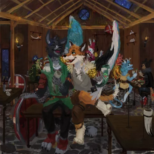 viking friends :D (art by me)