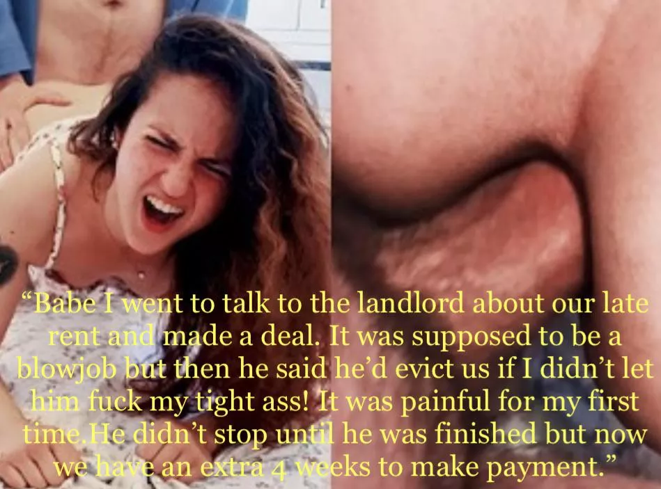 Your girlfriend might be sore but she got an extension on rent