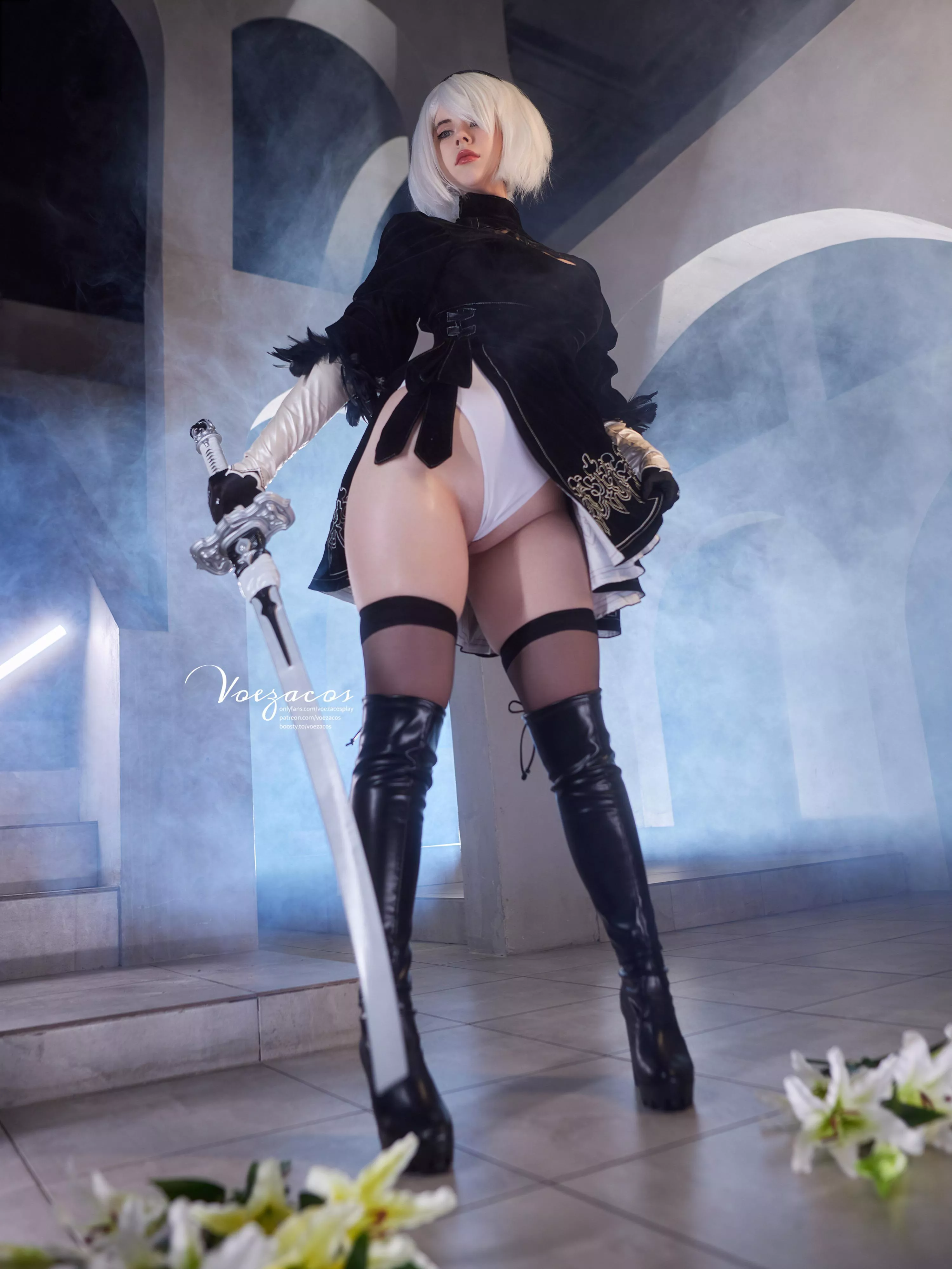 2B cosplay by voezacos