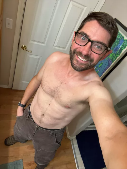 [43]. Just got home from work, who wants to scrub me down in the shower?