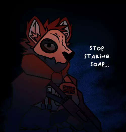 💀💕🧼(Art by @LakkiTheFox)