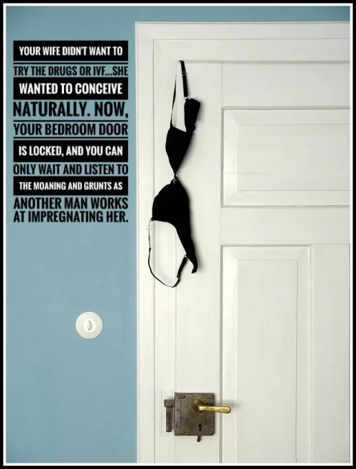 Bra on the door means wait outside.