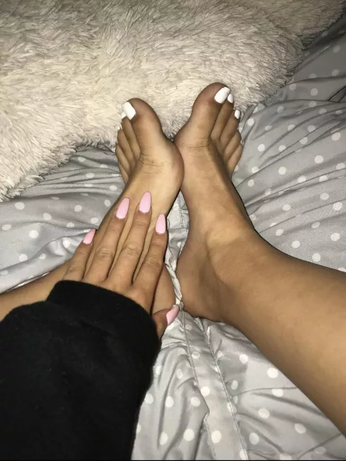 Can someone please rub my tired feet? 😩