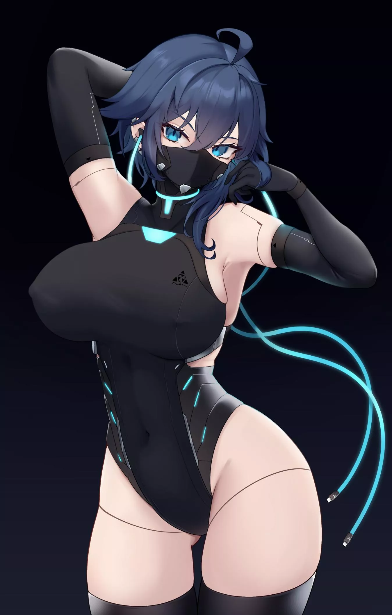 Cyber Leotard & Mask