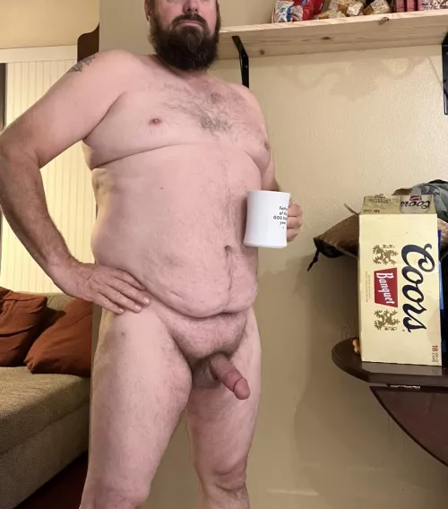 Enjoying my morning coffee