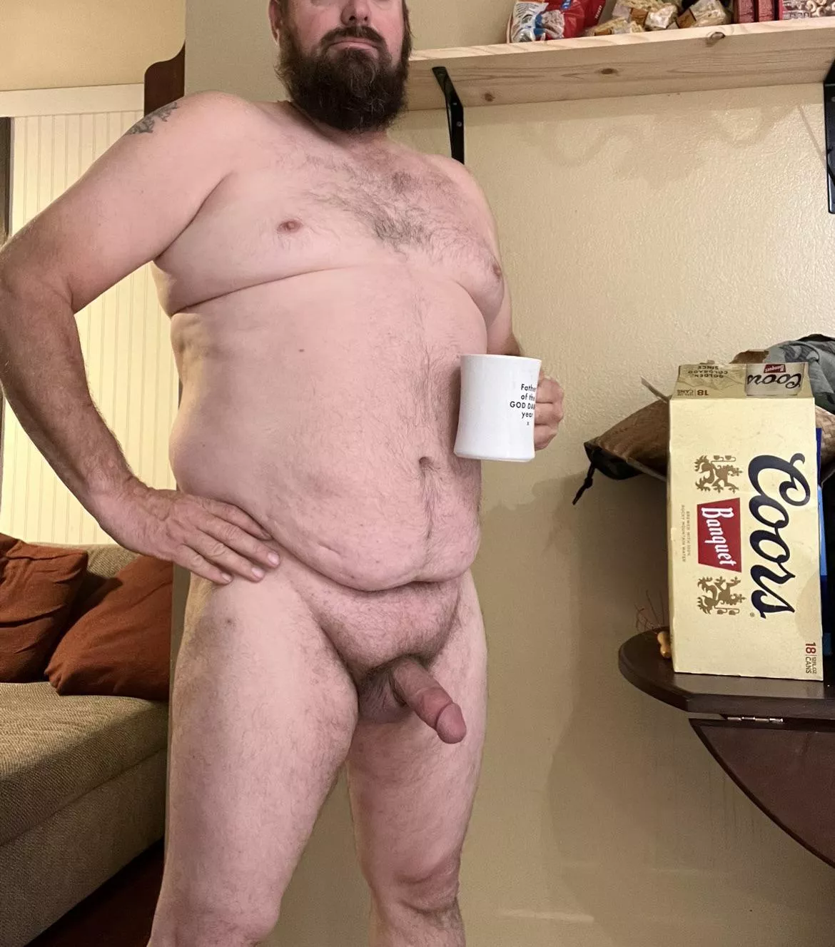 Enjoying my morning coffee