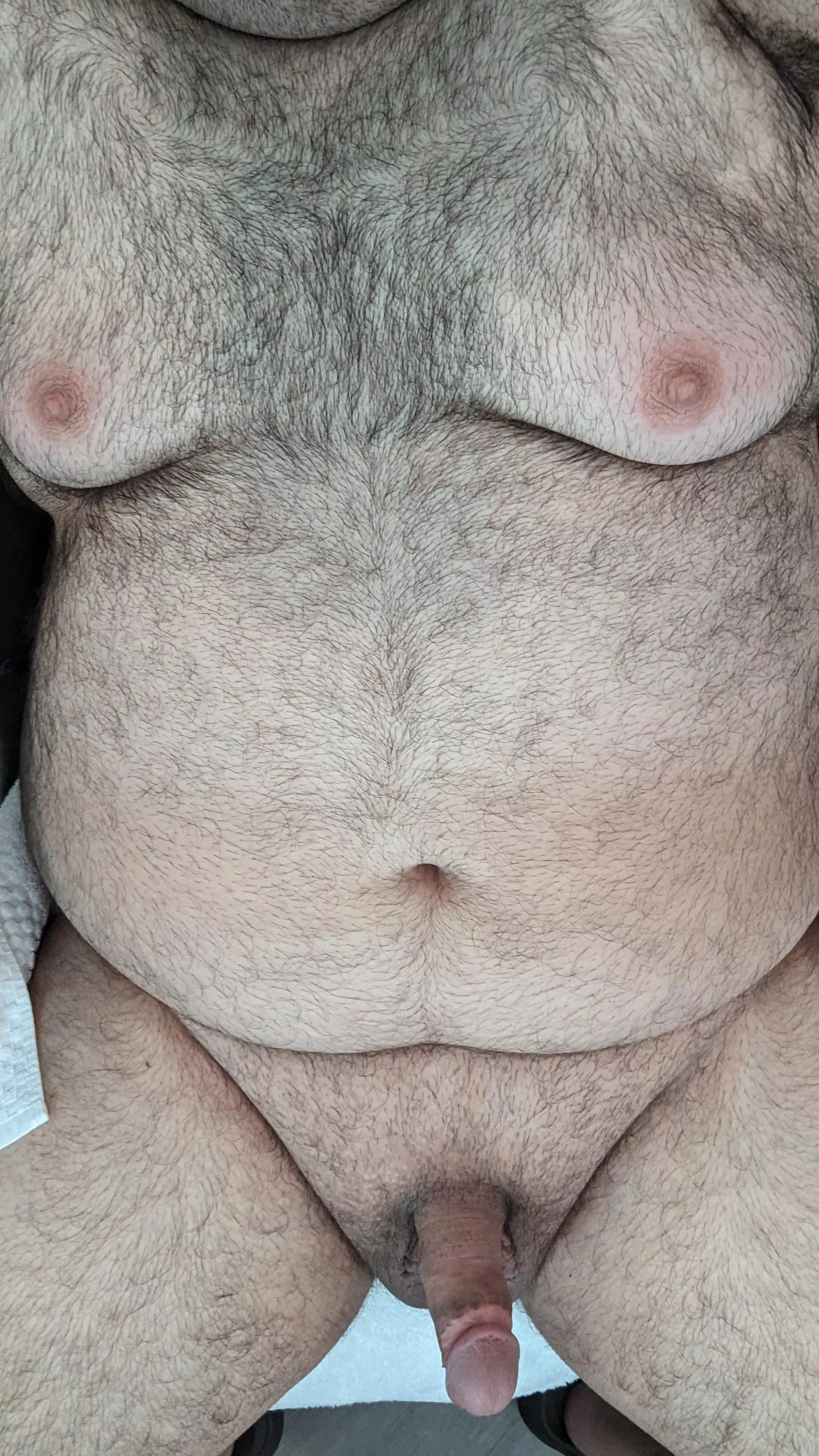 Fresh out of the shower.