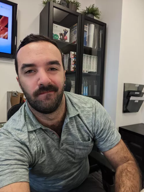 Good morning from work