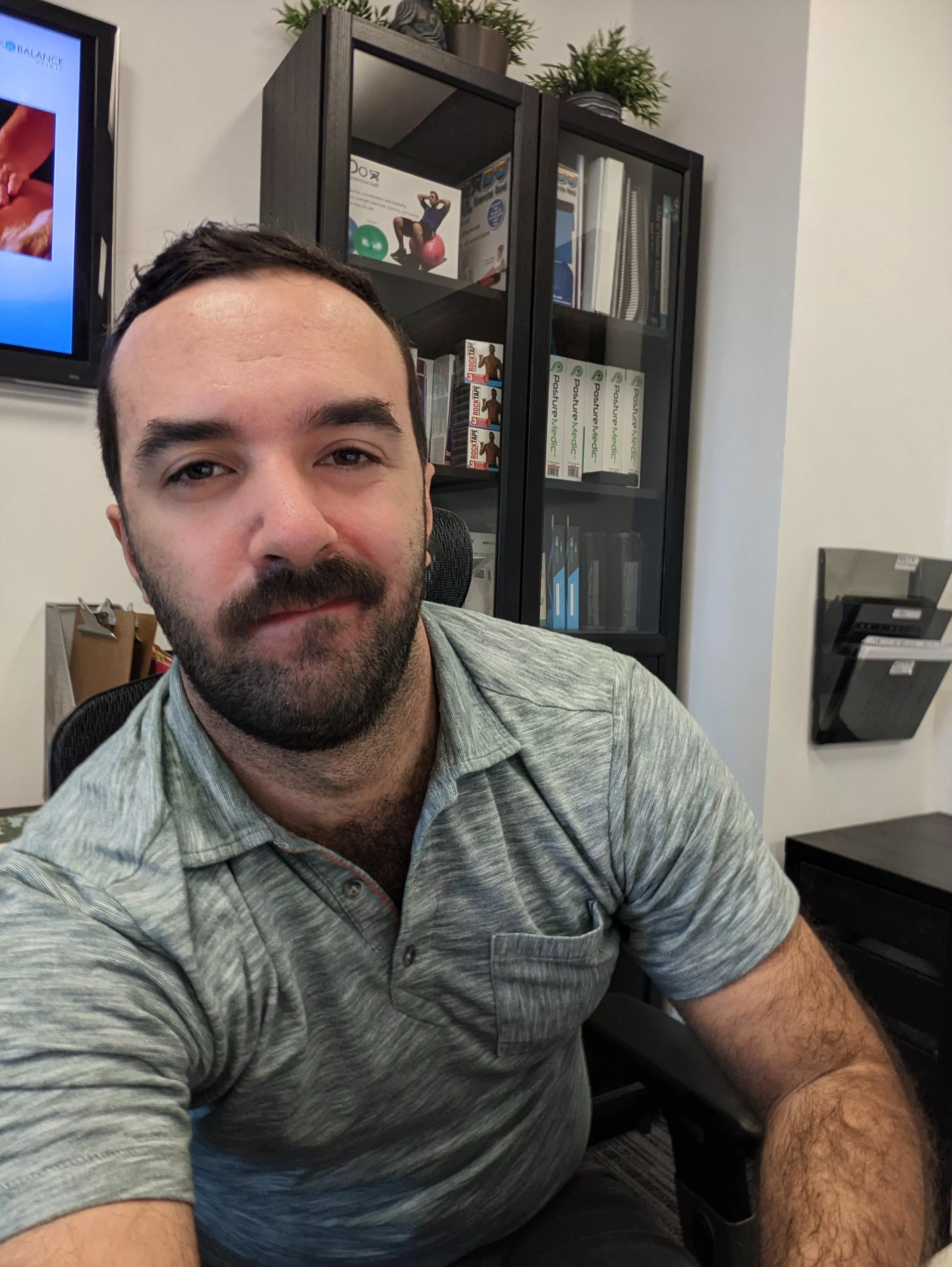 Good morning from work