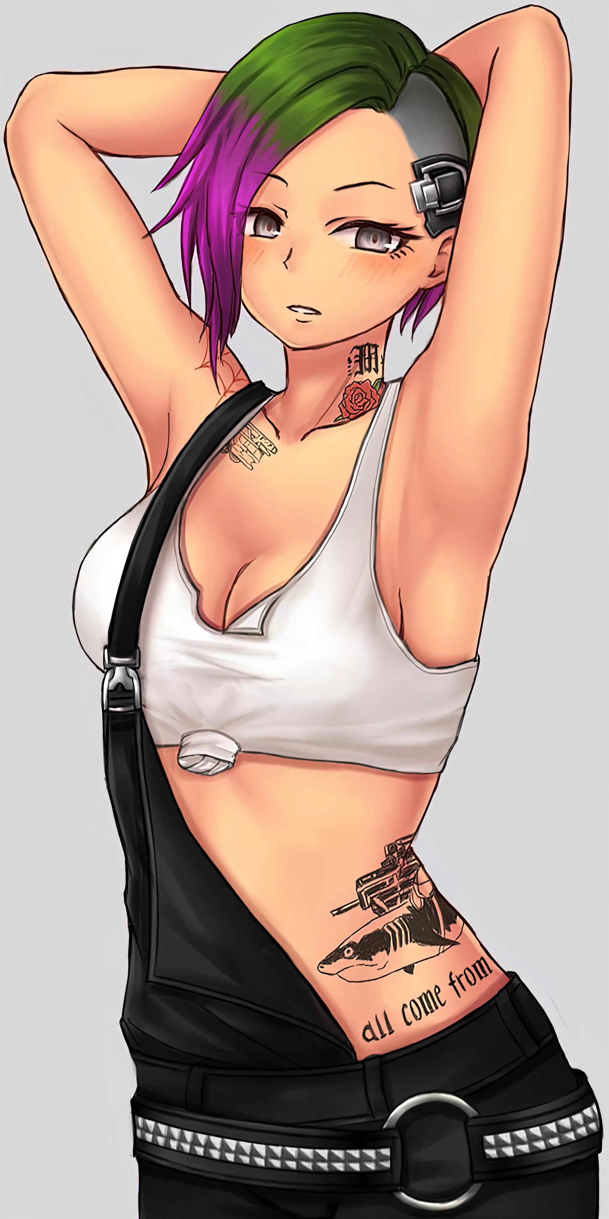 If Judy was in Edgerunners (Tarte.k)