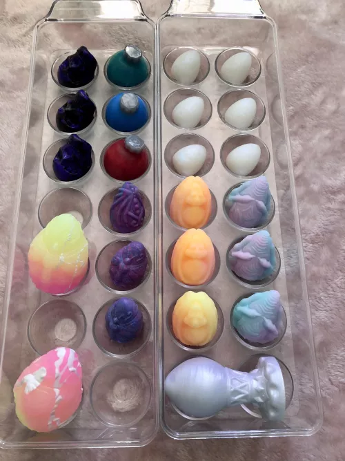 I’ve almost filled both my egg cartons!