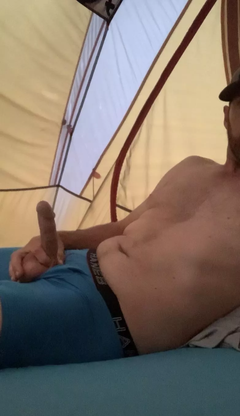 I’ve heard sex while camping is fucking in “tents”