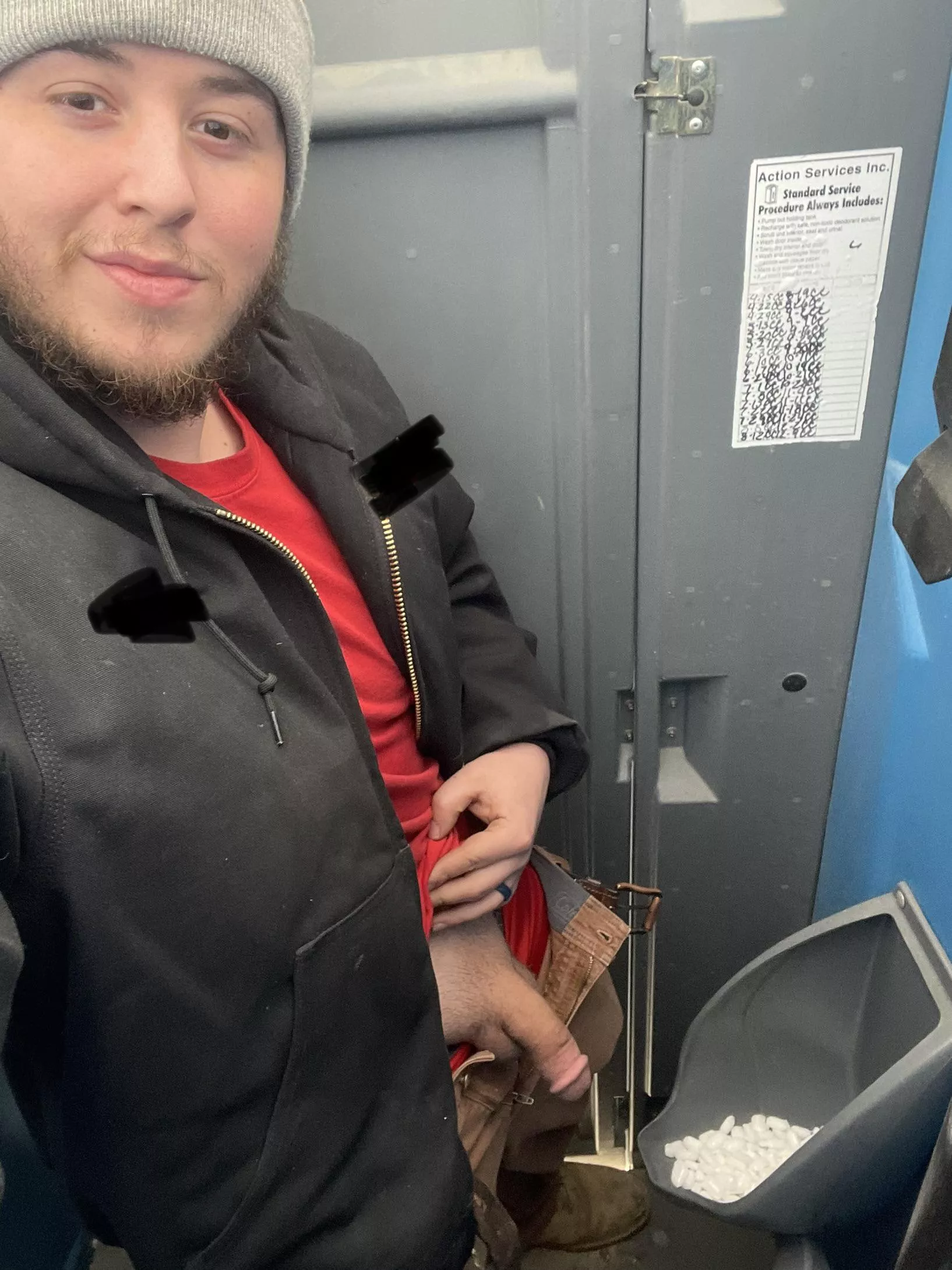 Job site porta potties are good for pics