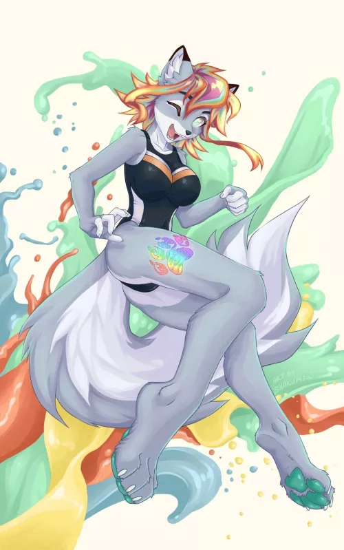 Just go deaper in this colorful fluffy world >D (by Shakumi/FA)