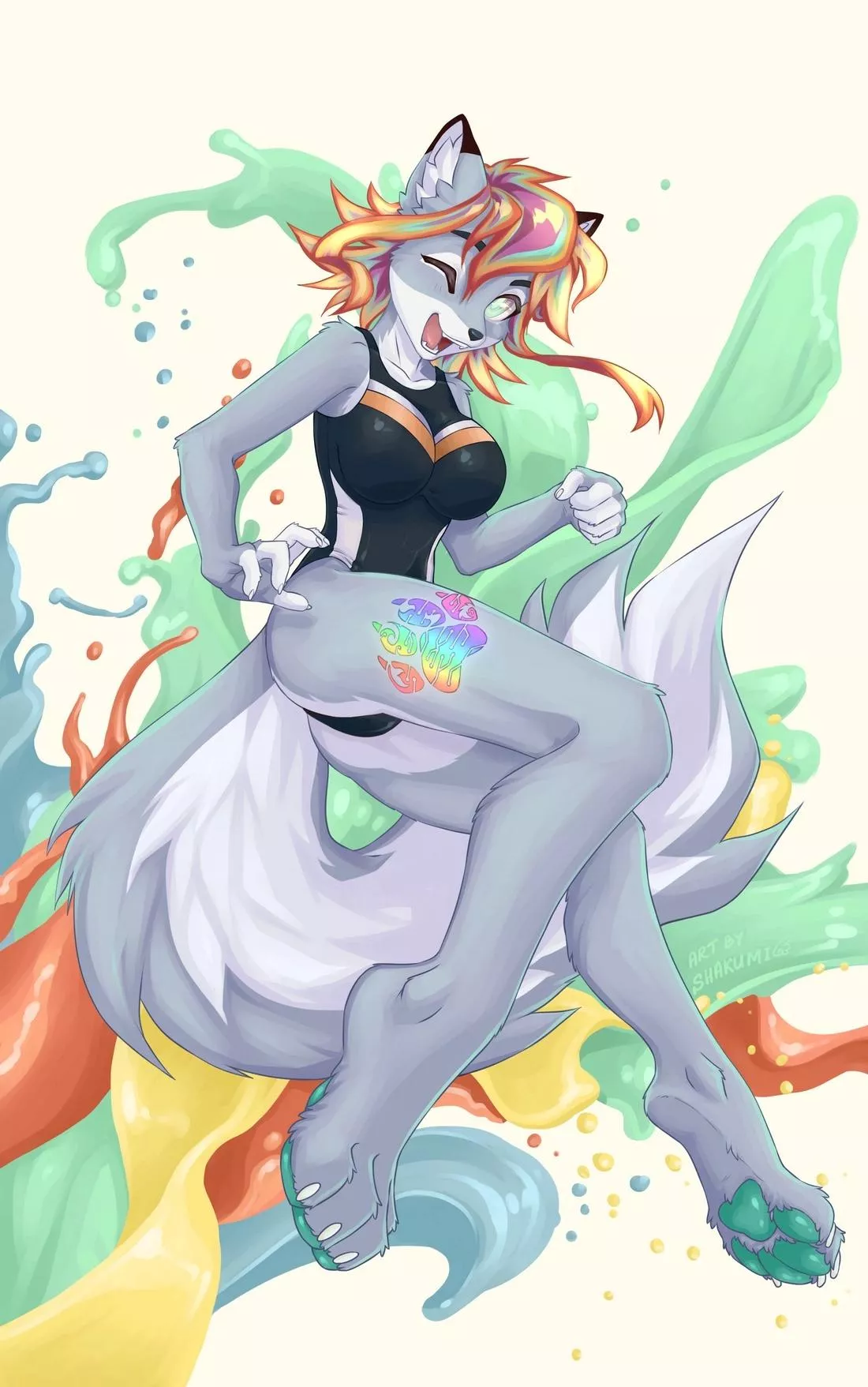 Just go deaper in this colorful fluffy world >D (by Shakumi/FA)