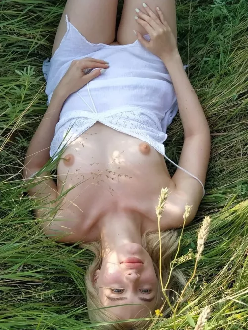 My boobs are more beautiful to look at with the dick in hand.