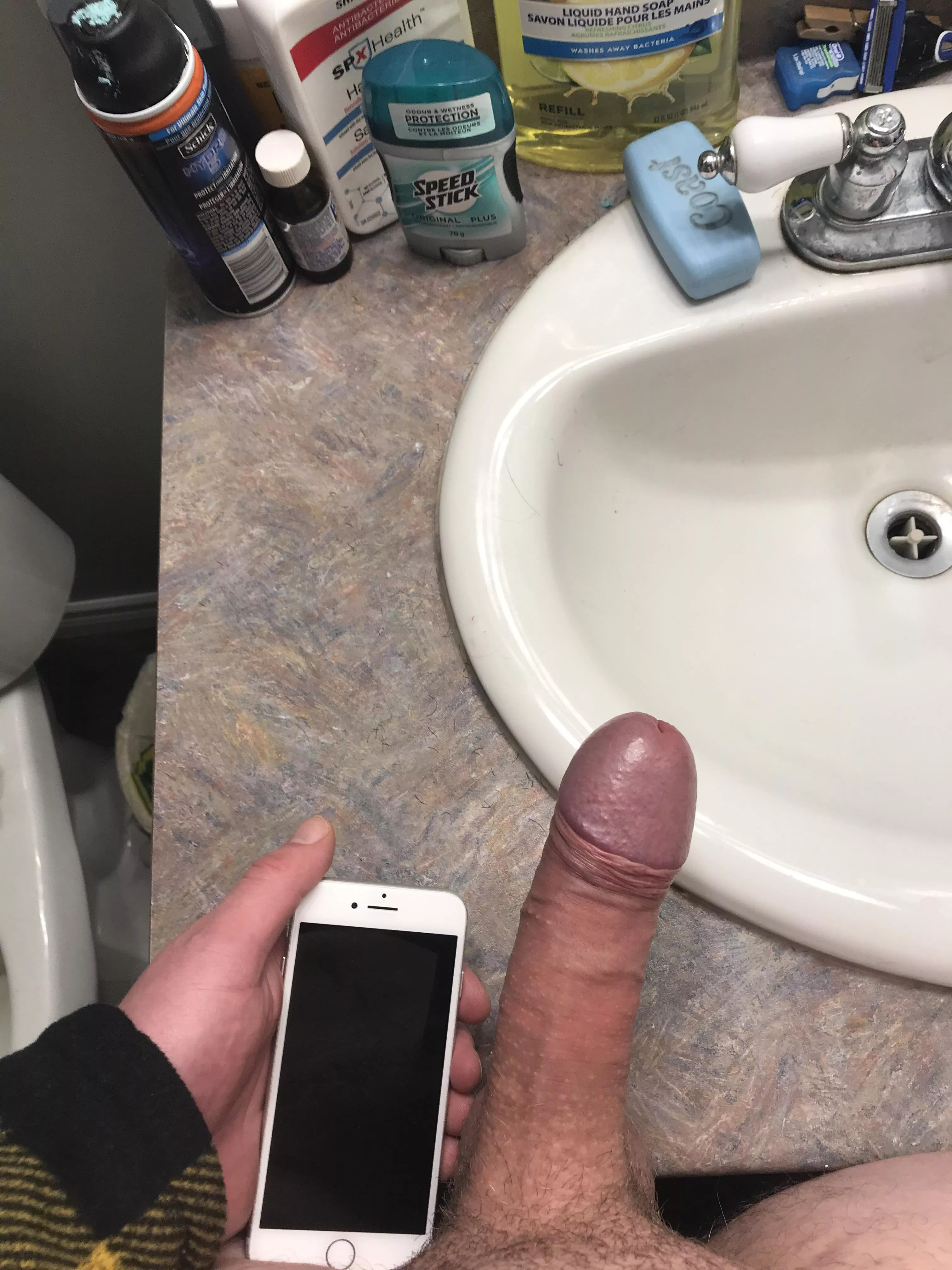 My cock compared to an iPhone