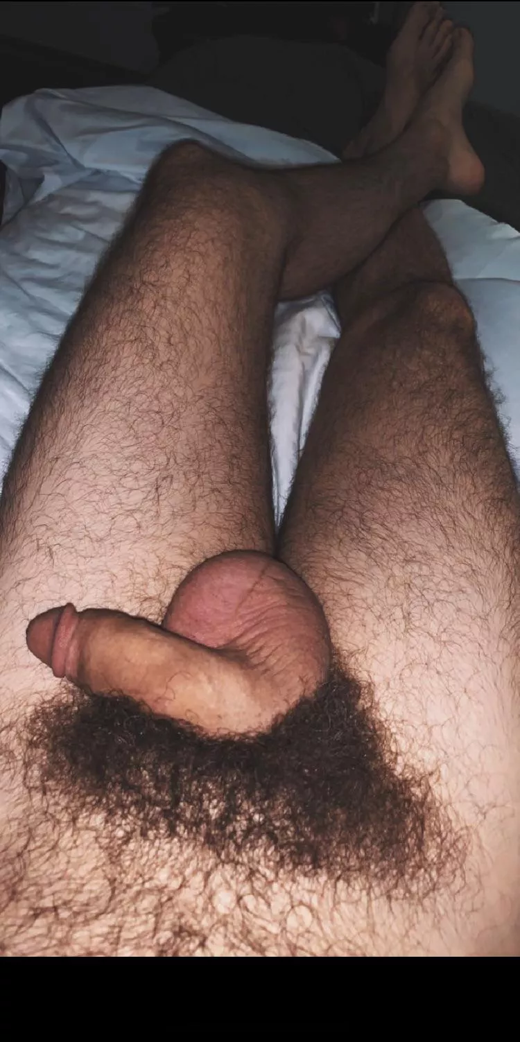 Not pictured: the wet spot where I leaked out of him in the night... Guess it's laundry day again.