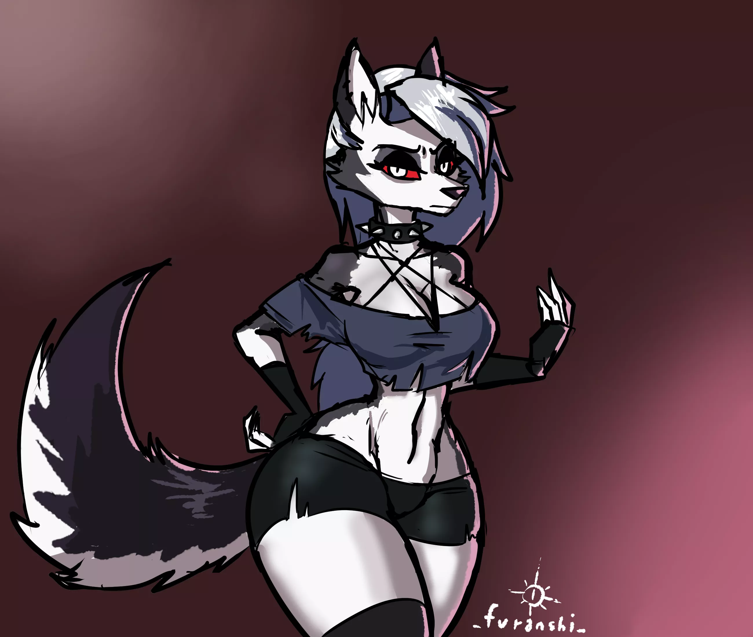 [OC] drawing Loona for the first time