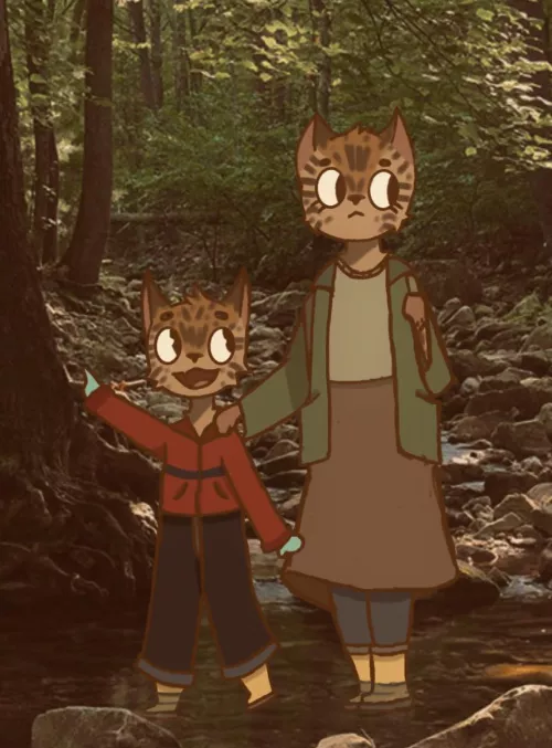 OCs I made for me and my brother