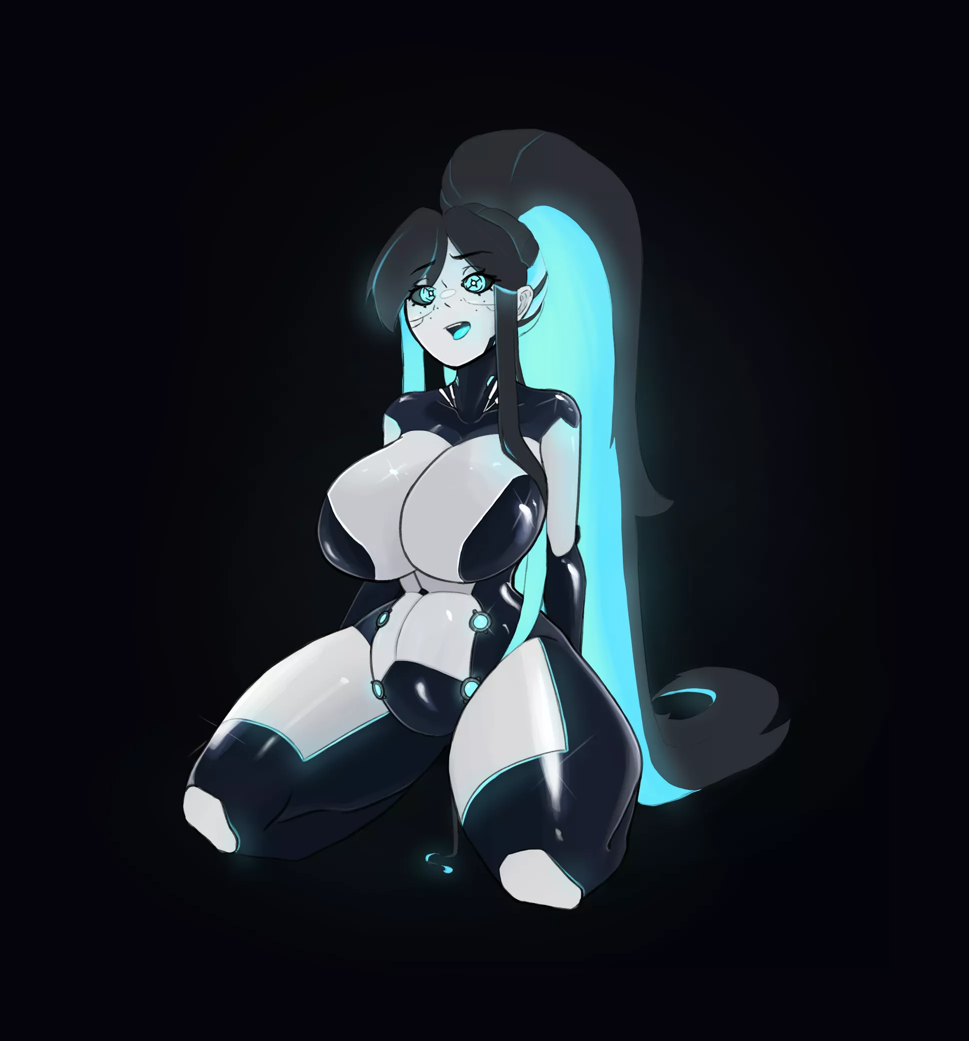 part two of the cybergirl comm :) by me