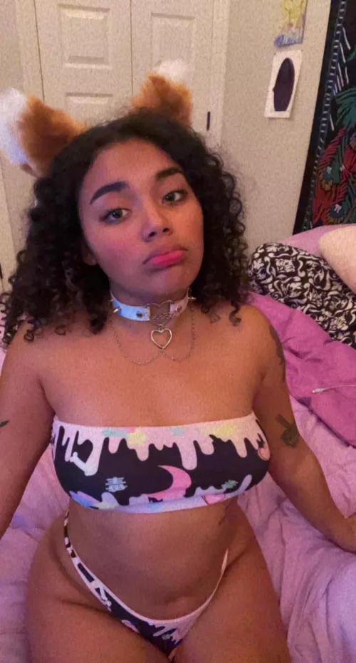 Pouting cause you aren’t in bed with me yet 🥺