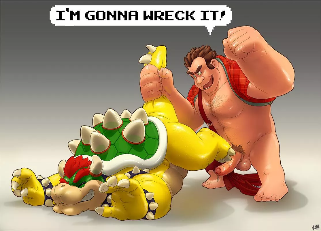 Ralph's gonna (🤣) wreck Bowser's ass