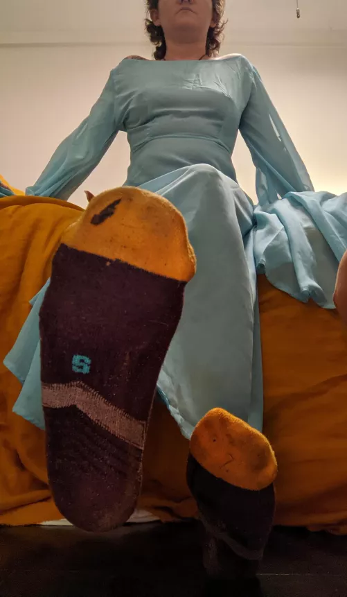 Ren fair socks worn to a particularly wet fest