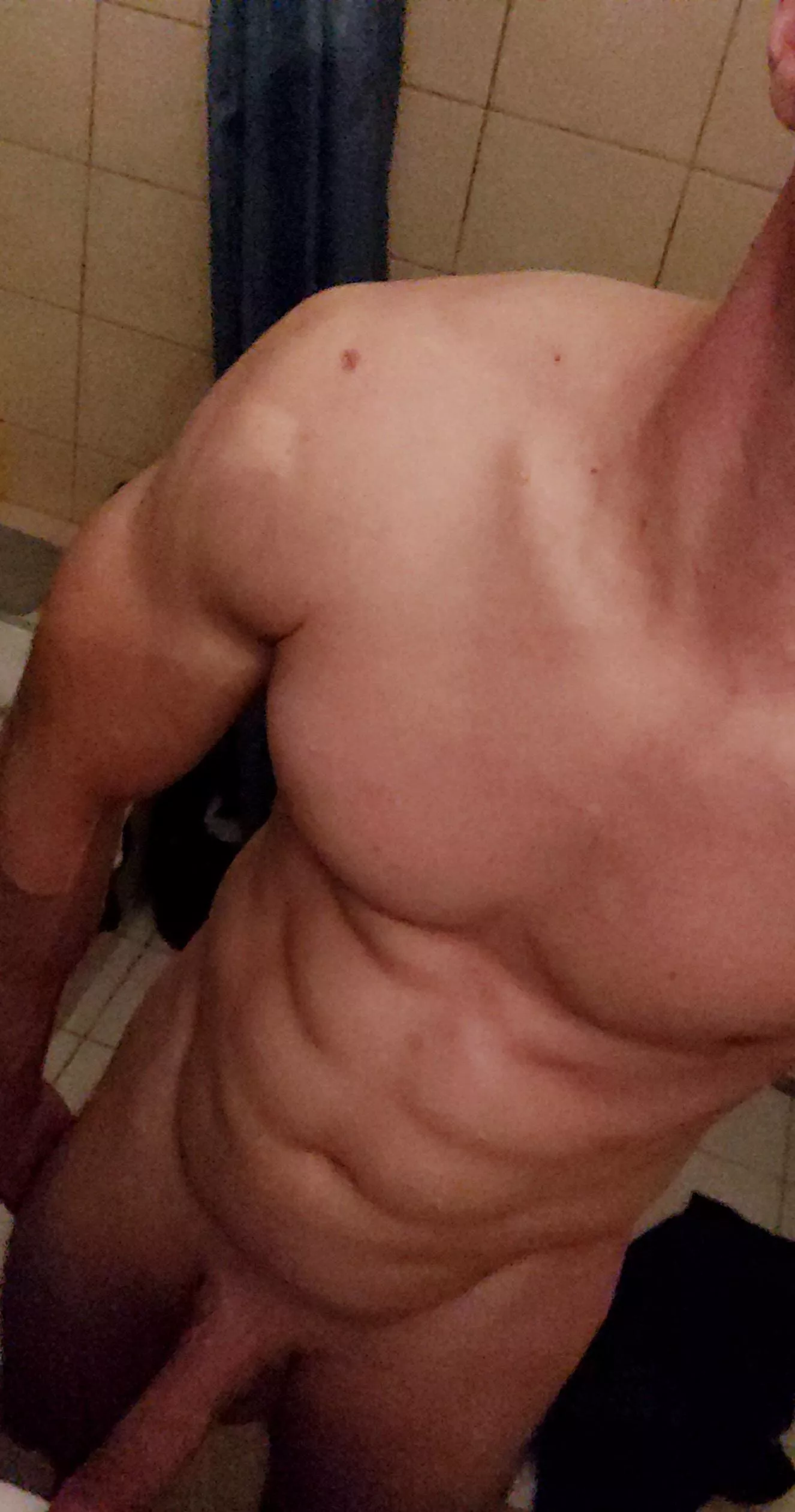 Run your tongue all the way down