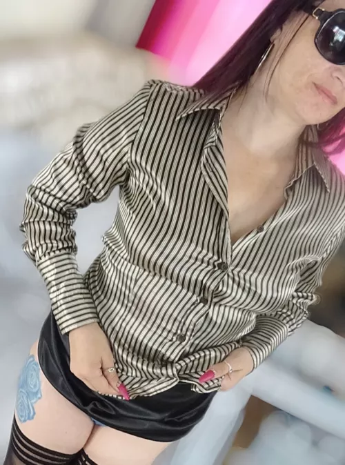 Satin secretary 💜