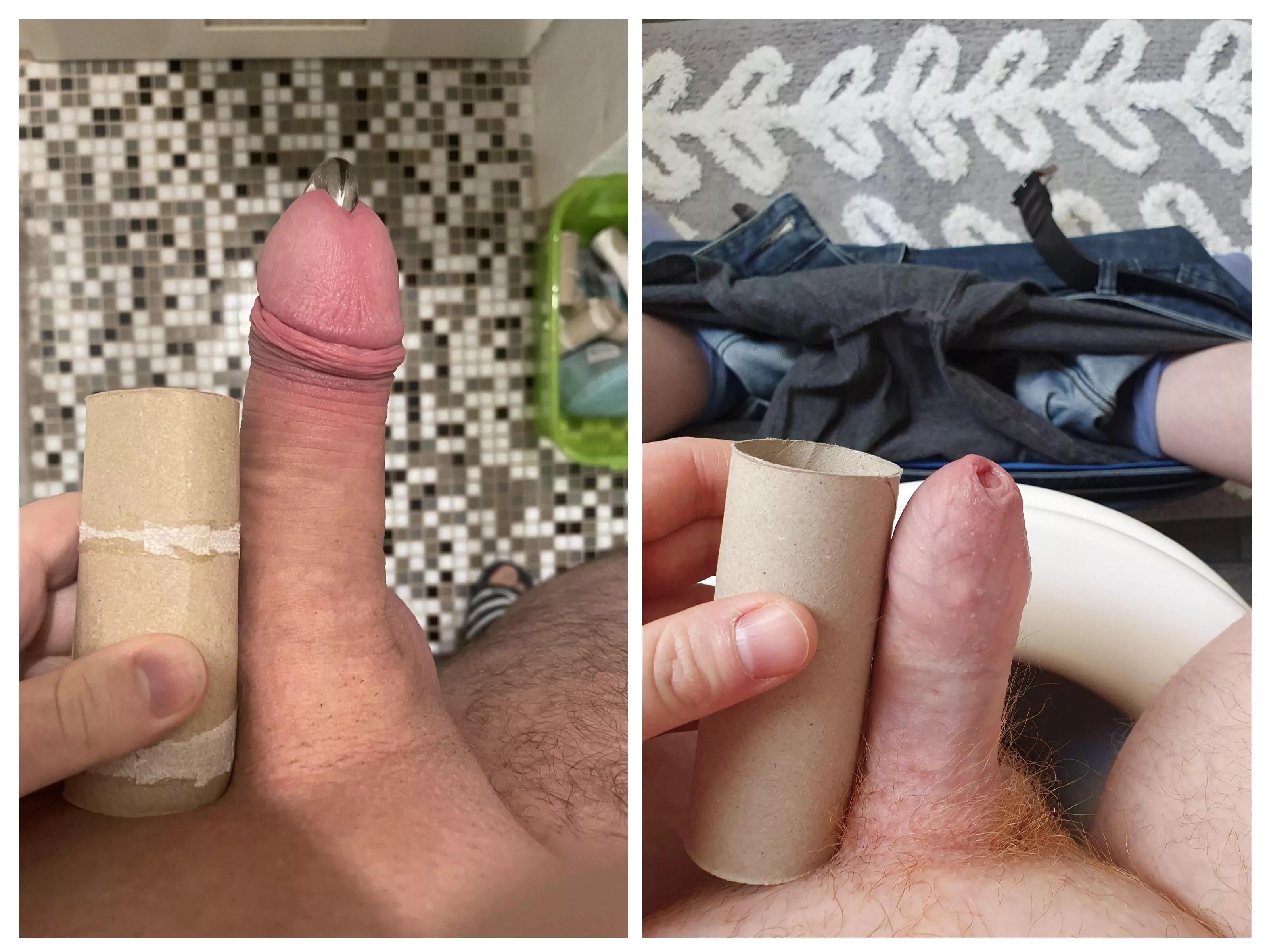 Side by side from the other day, lost to a nice size!