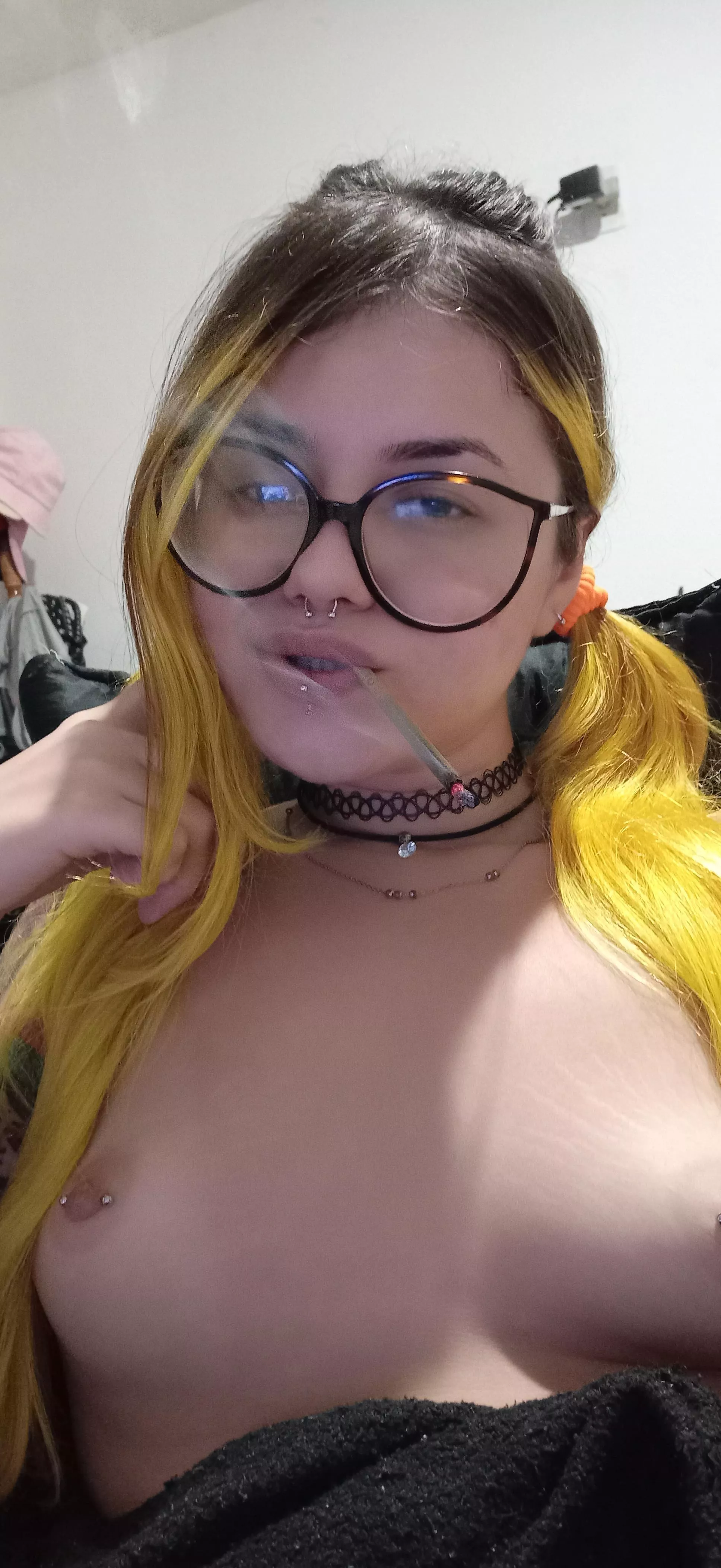 Smoking a lot to celebrate Brazil winning the World Cup