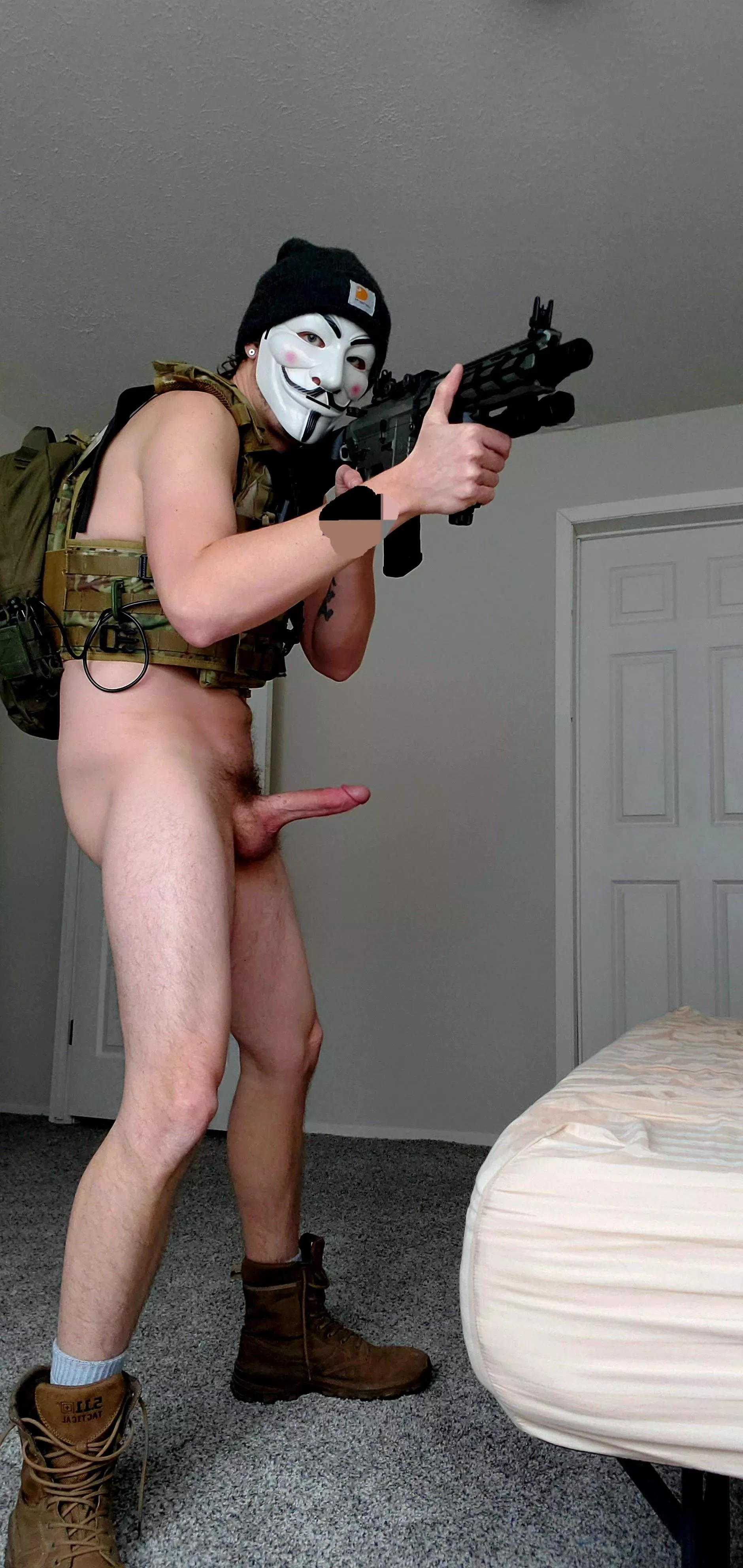 Tactical cock insertion.