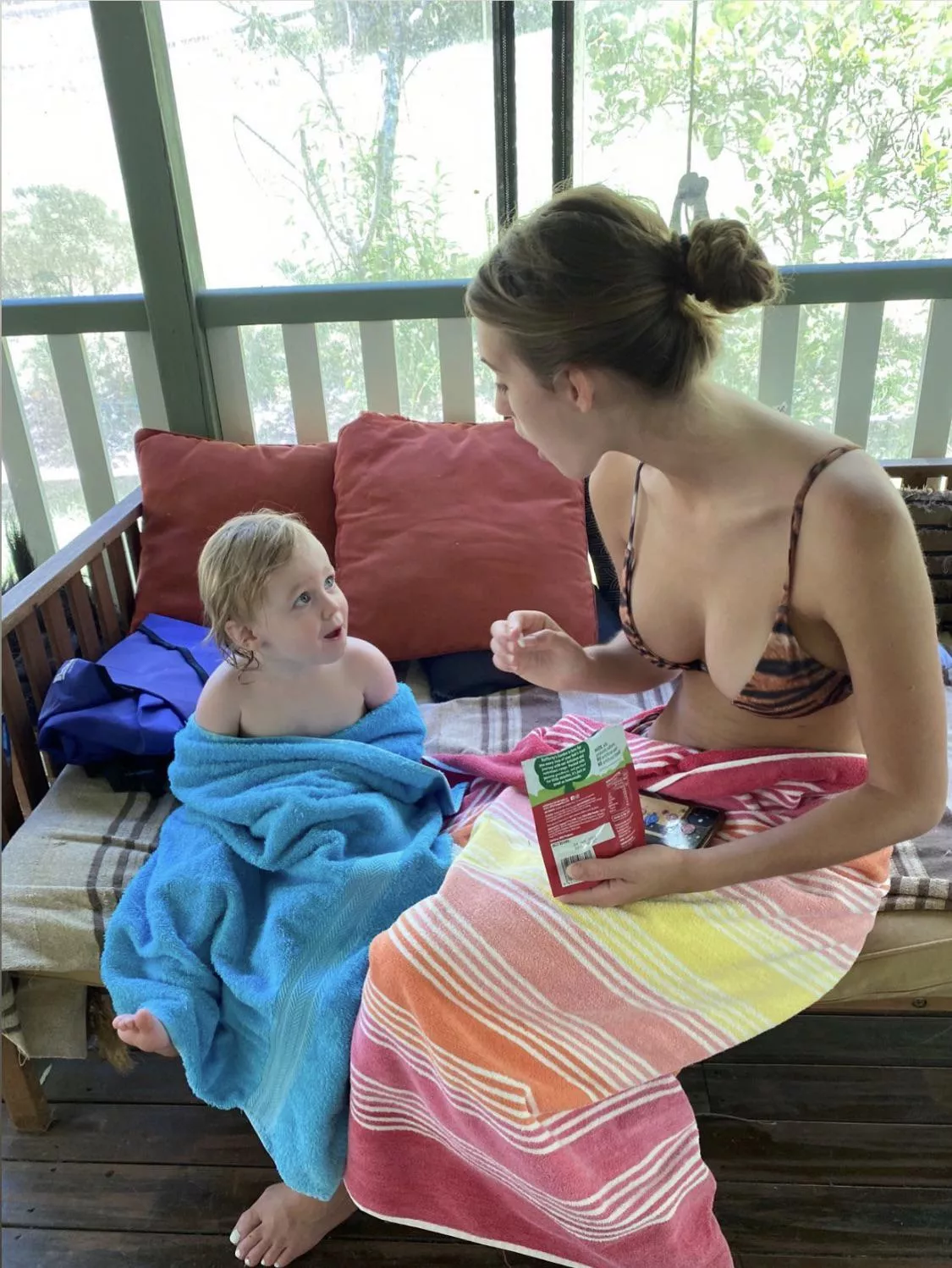 The baby’s reaction sums up how we see Emily lol